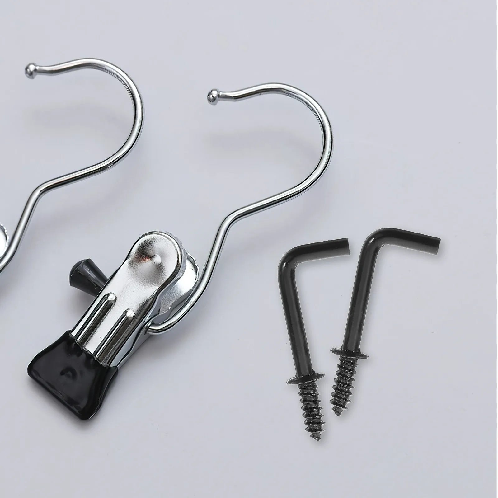 100Pcs Mini Right Angle Screw Hooks L Shape Self-Tapping Steel Hooks for Walls Decor Hanging Frames Artwork Jewelry Secure Peaceful Pleasures Health and Wellness