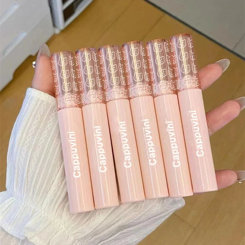 Mirror Water Lip Gloss – Cherry Pink Glass Lips Oil Tint