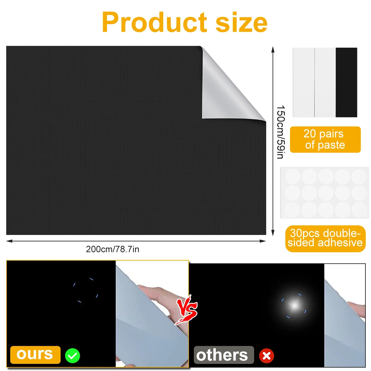 Portable Blackout Curtains – DIY Cuttable Waterproof Window Shades