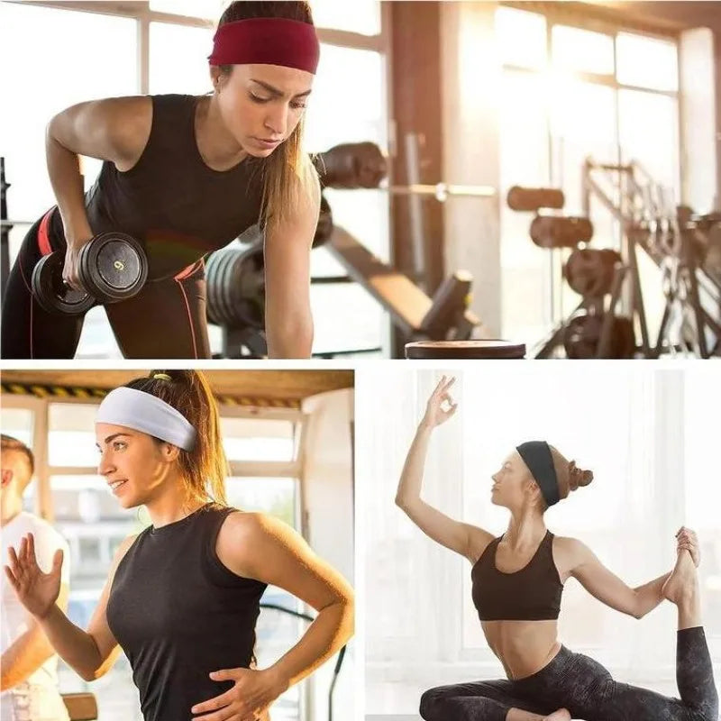 Organic Cotton Sports Headband – Sweat Band for Yoga & Running Sports Headband Peaceful Pleasures Health and Wellness