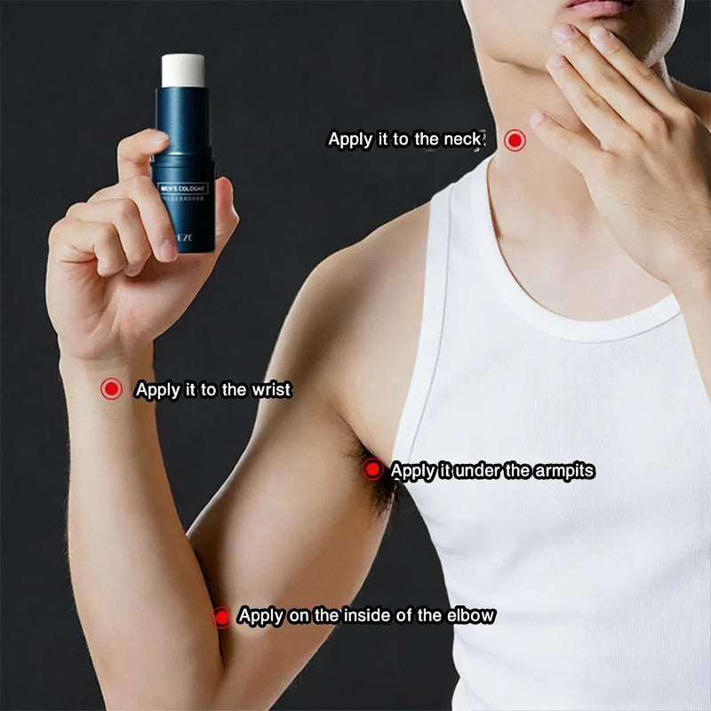 Fanzhen Men's Solid Cologne Stick – Alcohol-Free Fresh Scent