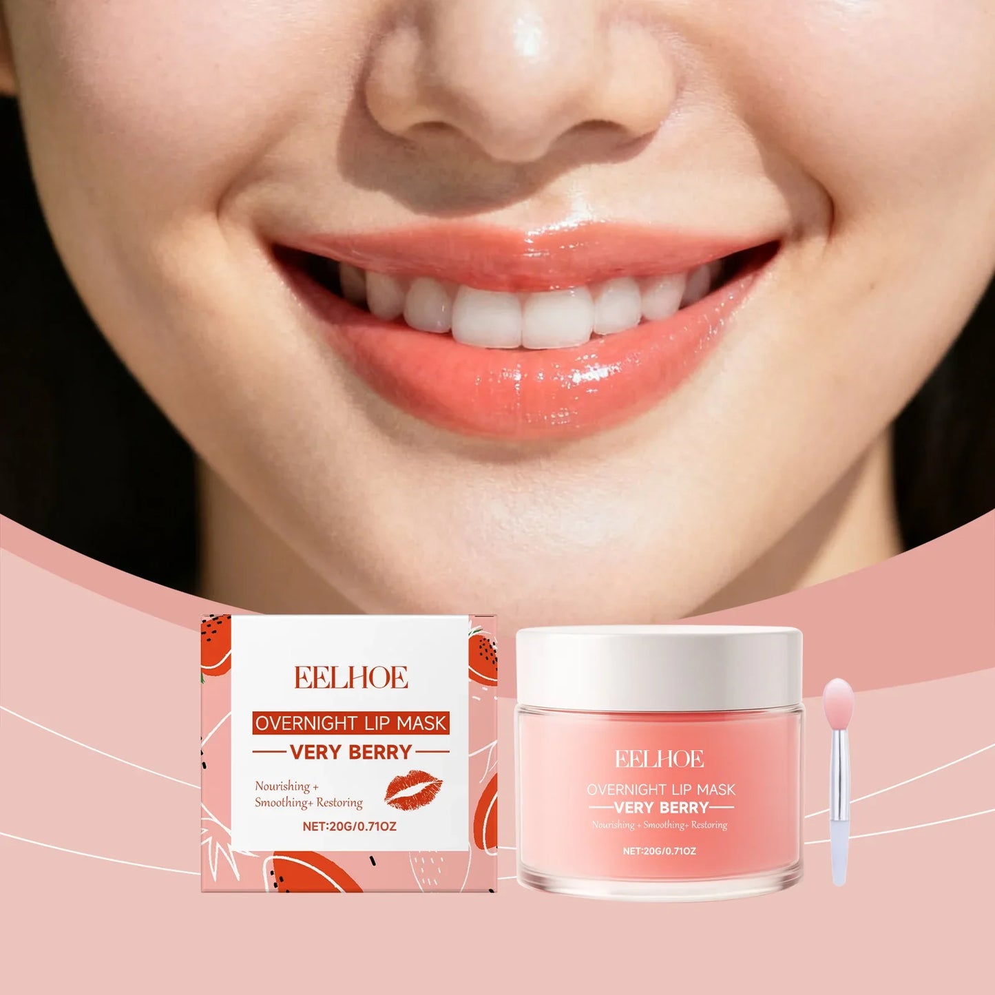 Berry Hydrating Sleep Lip Mask – Lightweight & Moisturizing