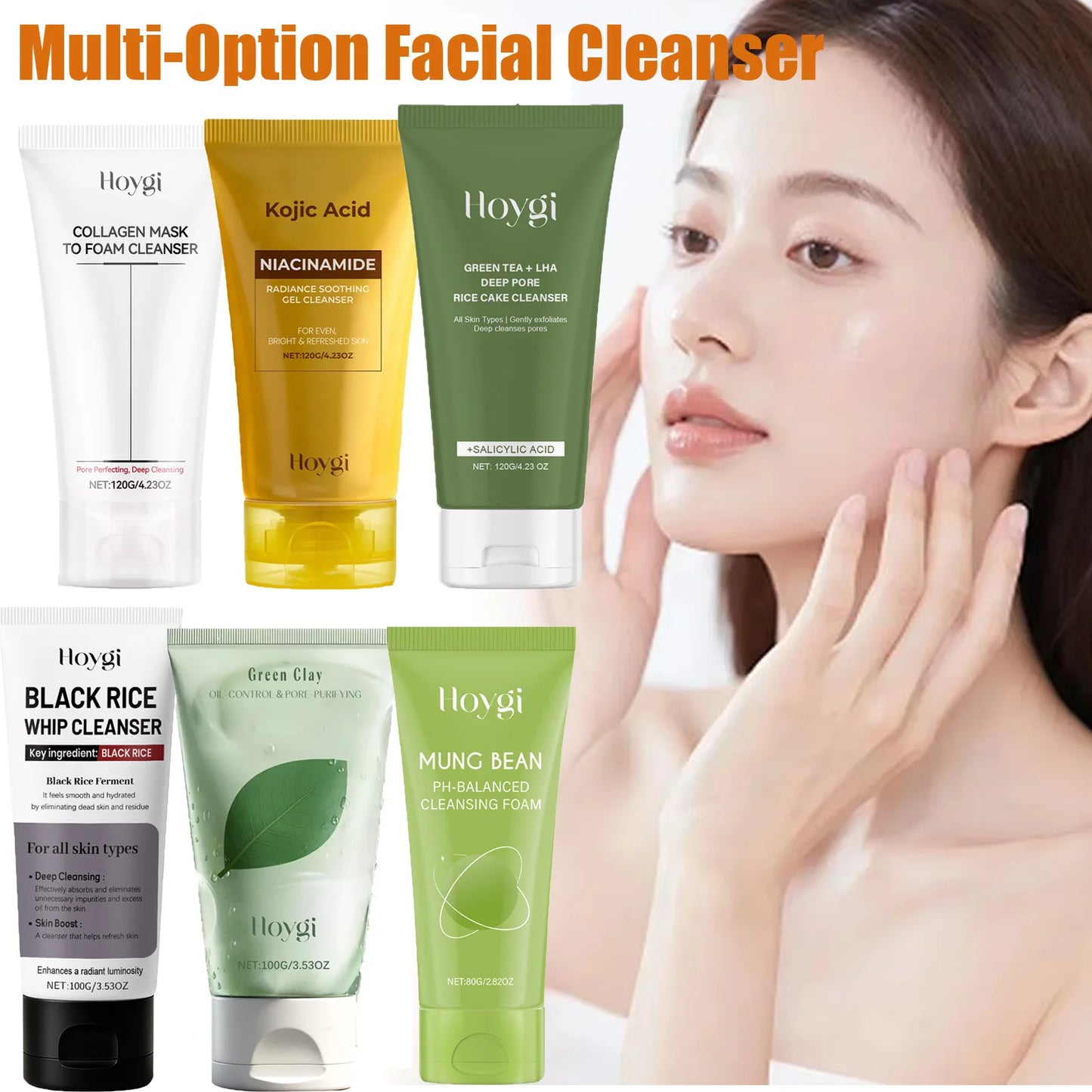 HOYGI Facial Cleanser – Oil Control, Brightening & Hydrating