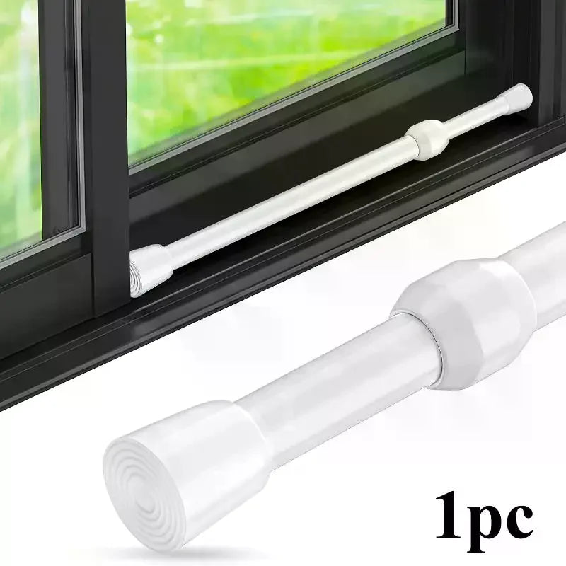 Adjustable Spring-Loaded Tension Rod | No-Drill Home Organizer