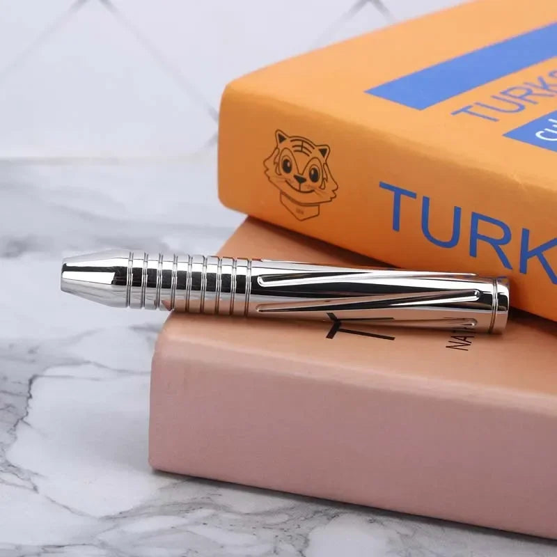 2026 New Arrival！Yaqi BULLET Polished Stainless Steel Men Safety Razor Handle Peaceful Pleasures Health and Wellness