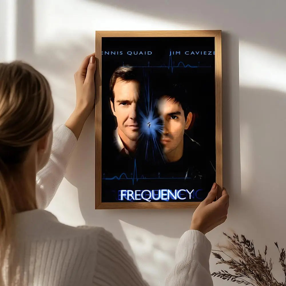 Movie Frequency Poster – HD Self-Adhesive Waterproof Wall Art Wall Art Poster Peaceful Pleasures Health and Wellness White9 15X20cmNoframe