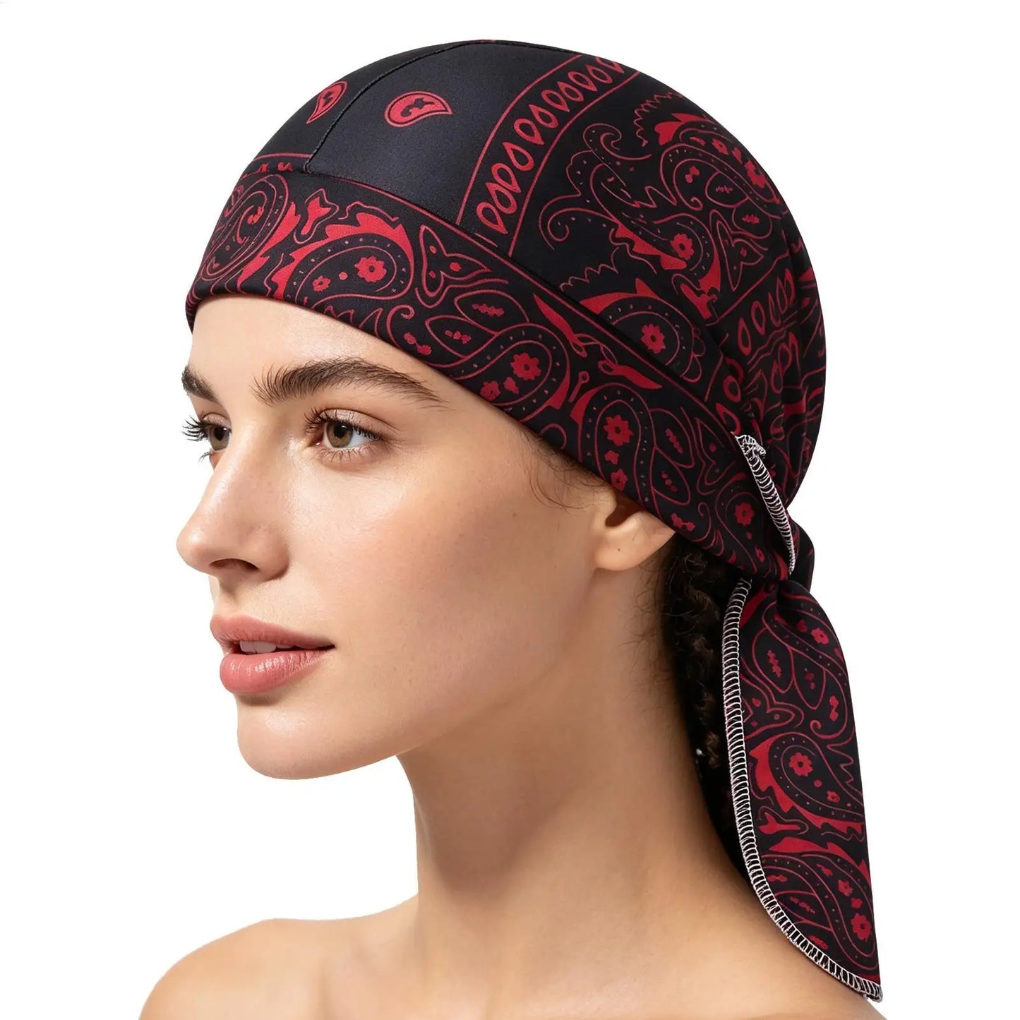 Printed Cycling Headscarf – Unisex Outdoor Headband & Hiking Hat