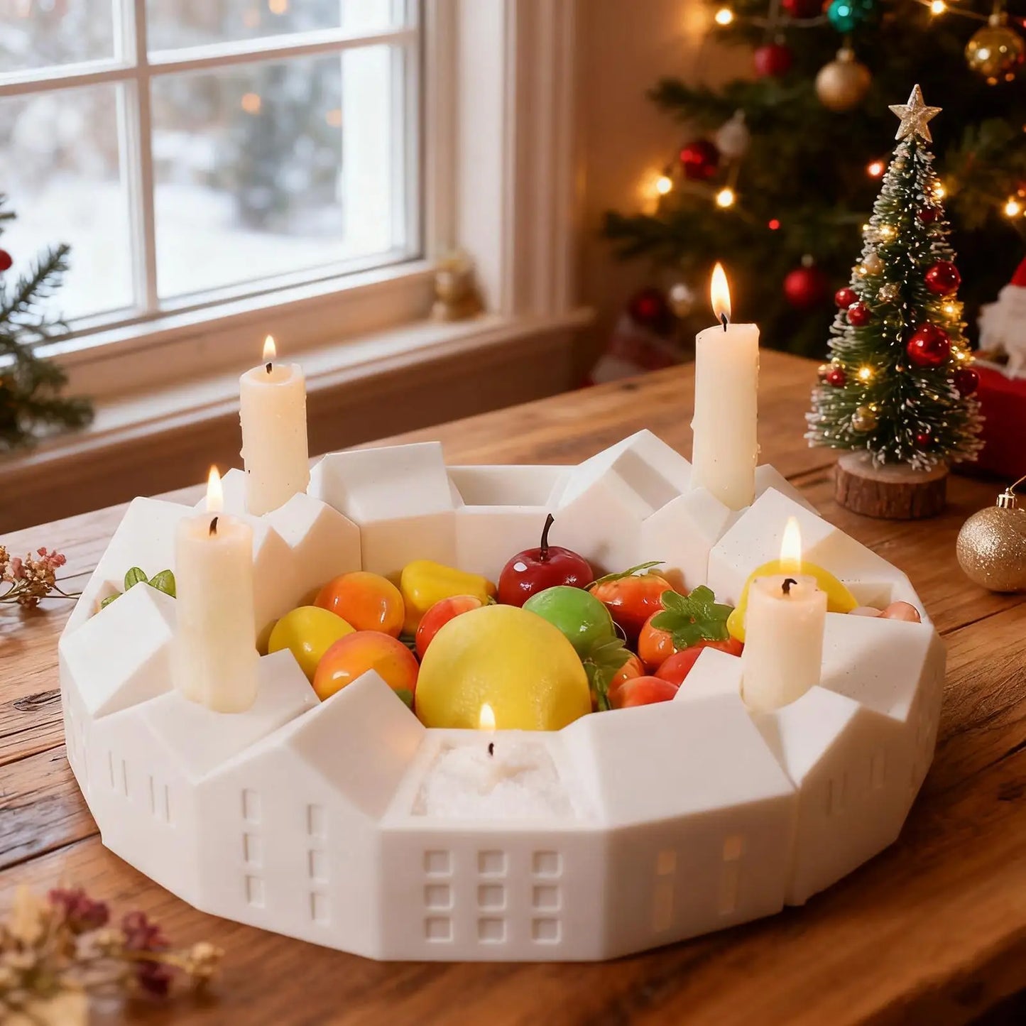 Home Resin Casting Mold Easy Release Smooth Craft Silicone Resin Mold for Family Enthusiast Home Indoor Candle Soap Holiday Peaceful Pleasures Health and Wellness