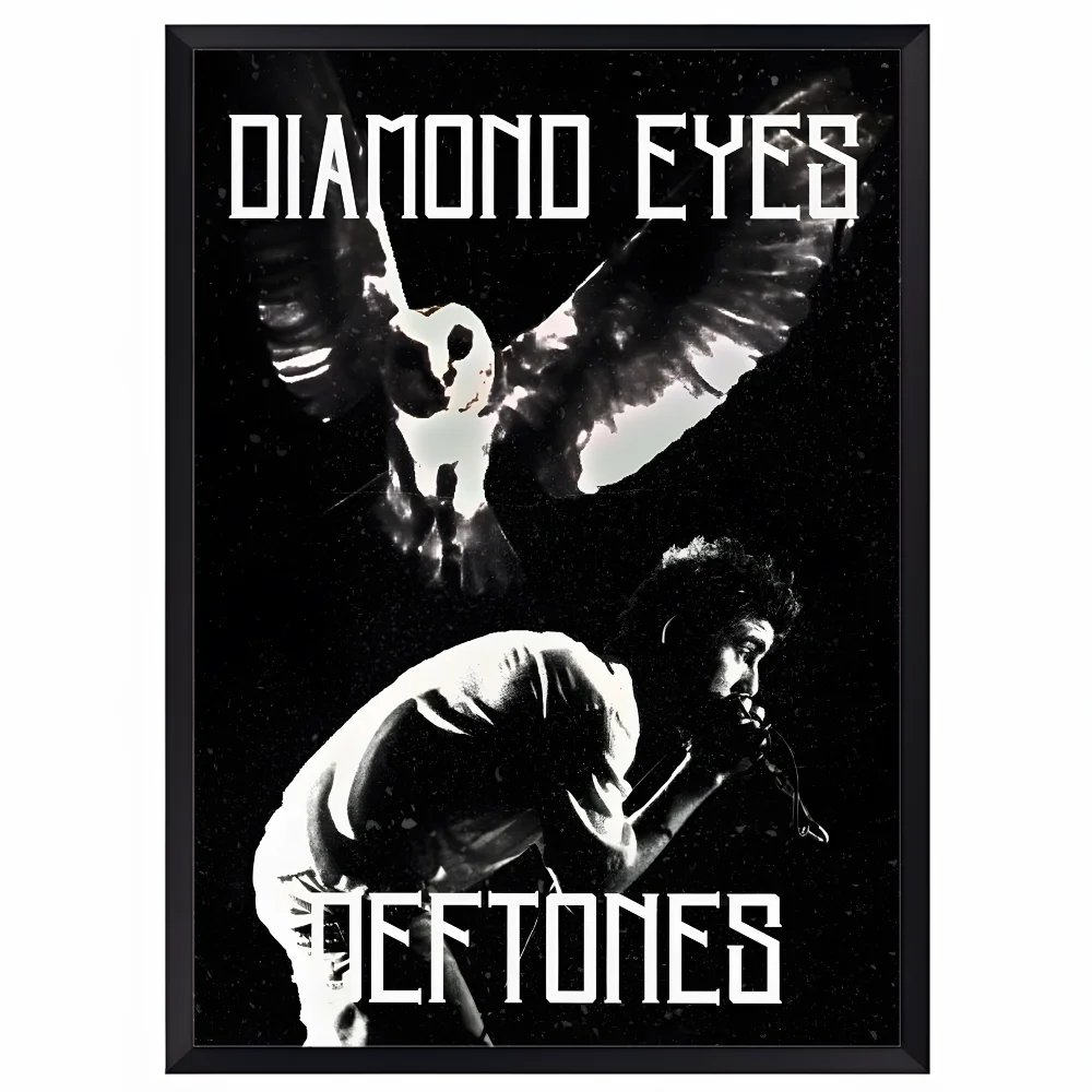 D-Deftones Band Poster HD art sticky wall waterproof home living room bar office aesthetic decoration Peaceful Pleasures Health and Wellness