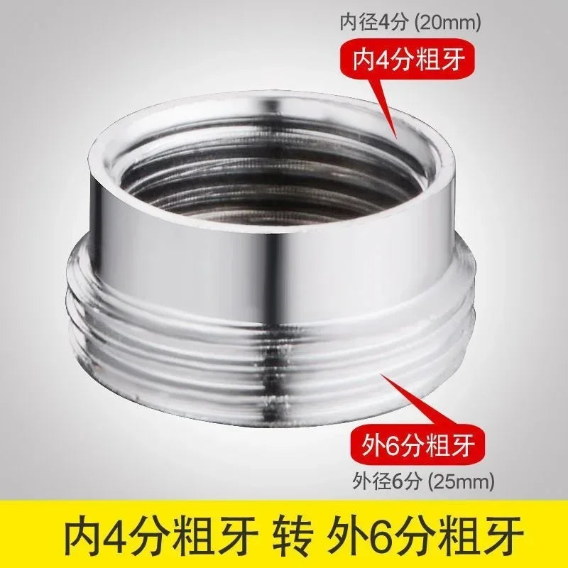 Brass Faucet Thread Coupler 1/2" to M16–M28 | Kitchen & Bath