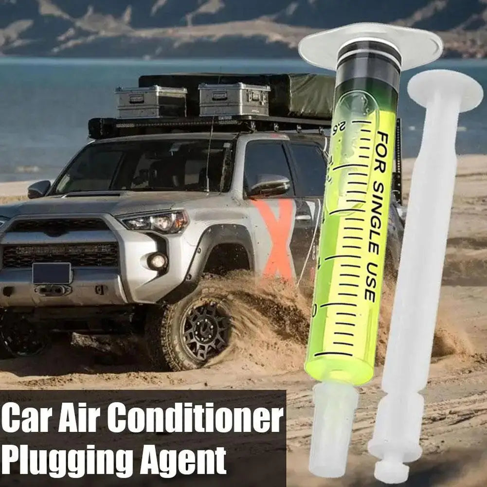 3PCS R134a Refrigerant Oil Leak Repair Agent Car Air Conditioner Plugging Agent Car Fluorescent Leak Detection Oil Leak Repair Peaceful Pleasures Health and Wellness