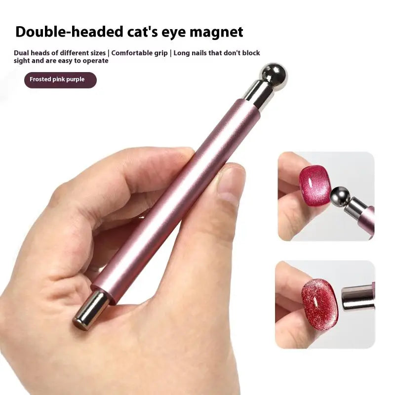 Double-End Cat's Eye Nail Magnet Pen | Super Strong Gel Polish
