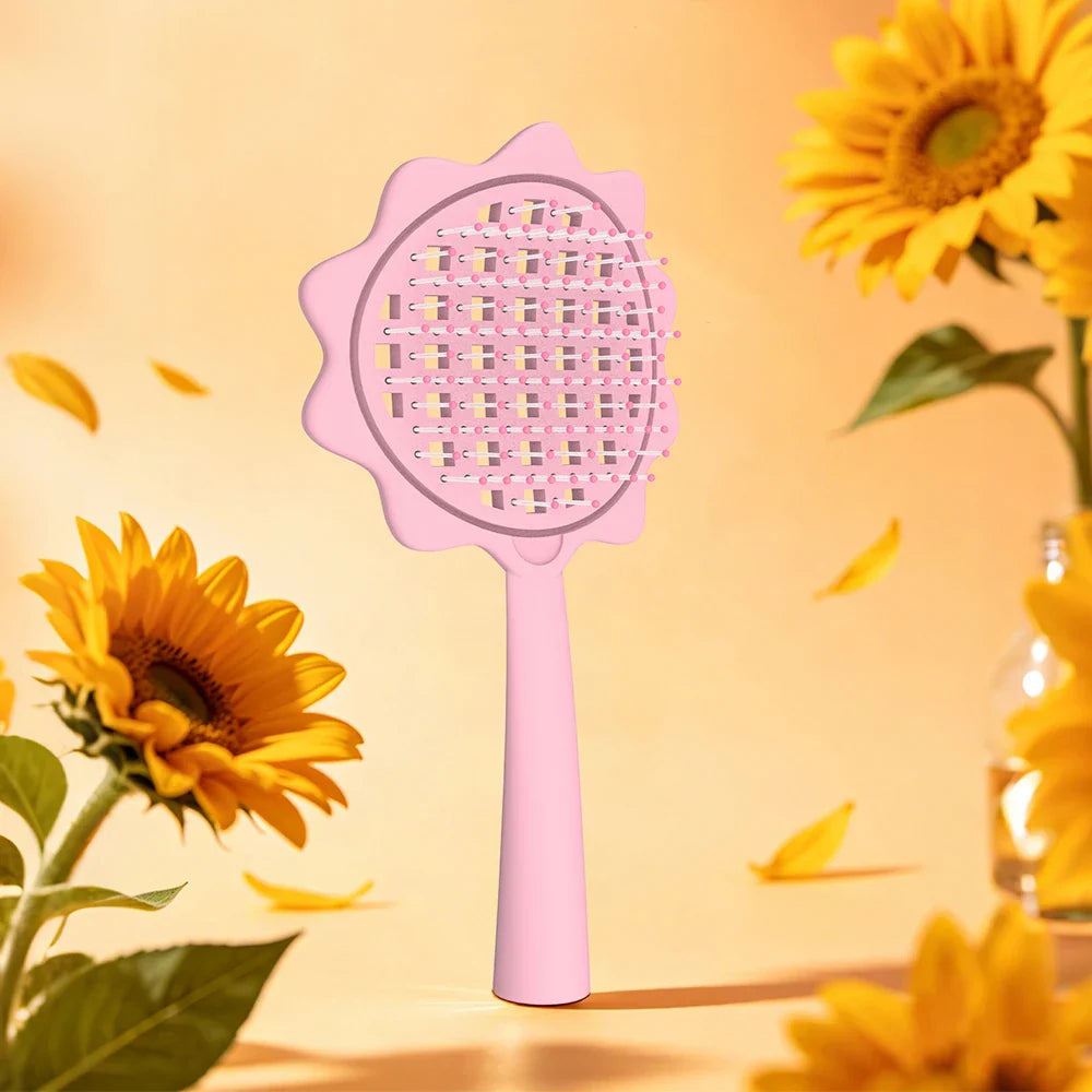 Sunflower Detangling Hair Brush & Scalp Massager Comb