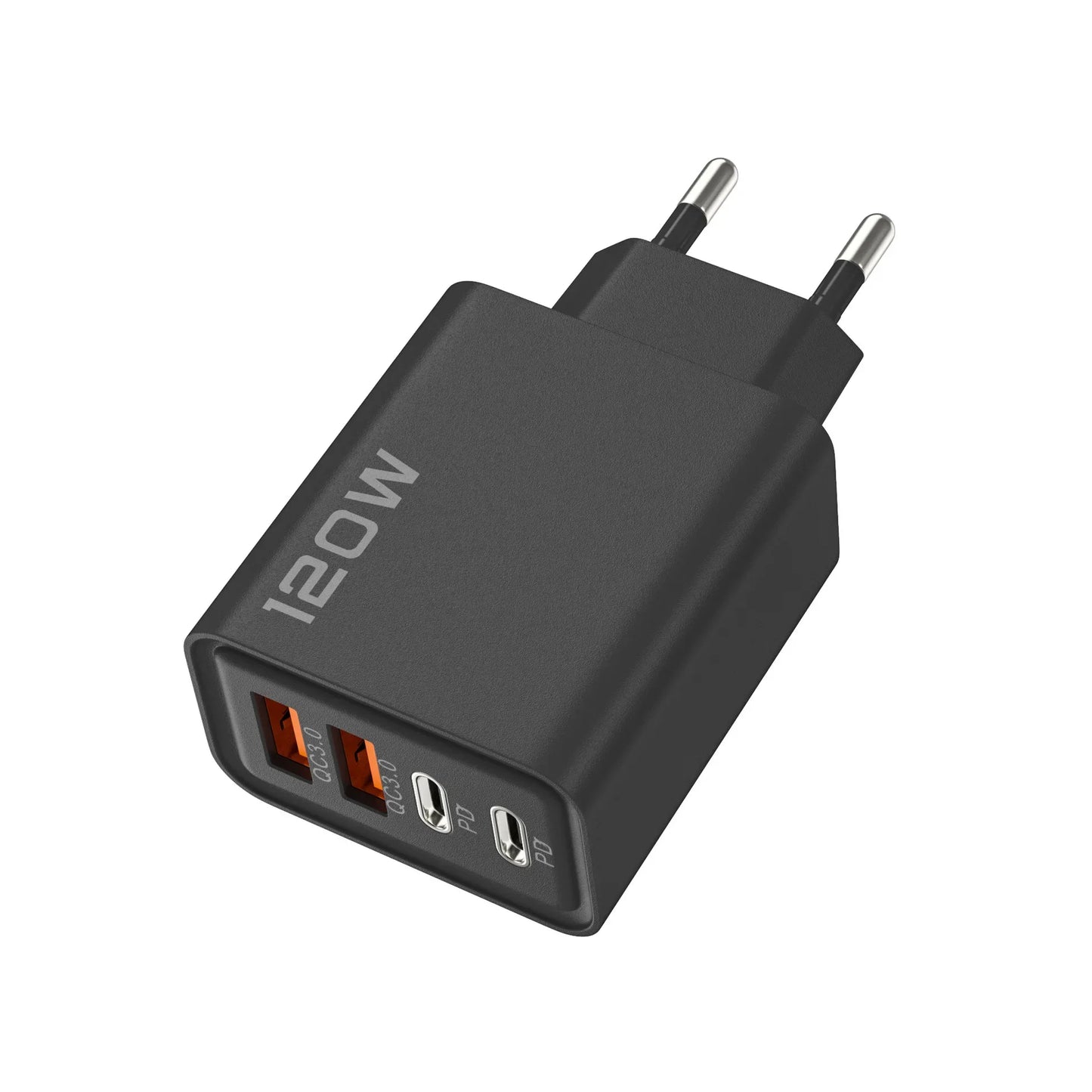 120W Multi-Port USB-C Fast Wall Charger PD & QC 3.0