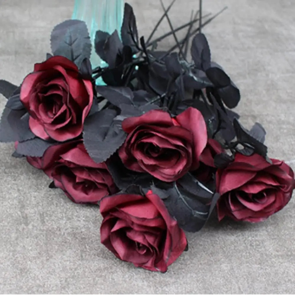 Silk Rose Artificial Flower Bouquet for Wedding & Home Decor