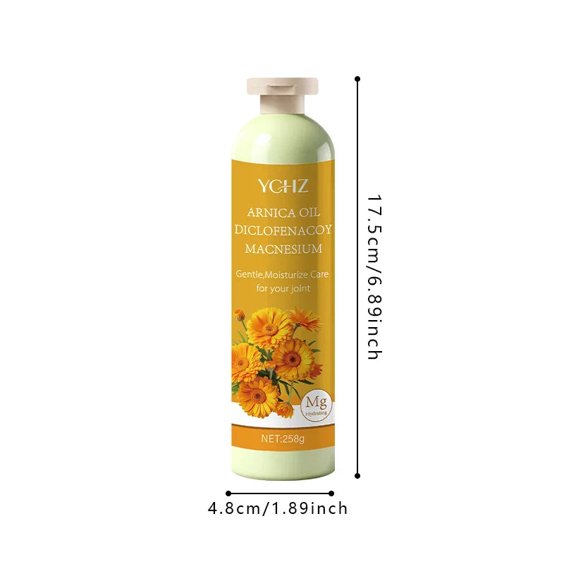 Calendula Magnesium Massage Cream – Cooling Body Moisturizer