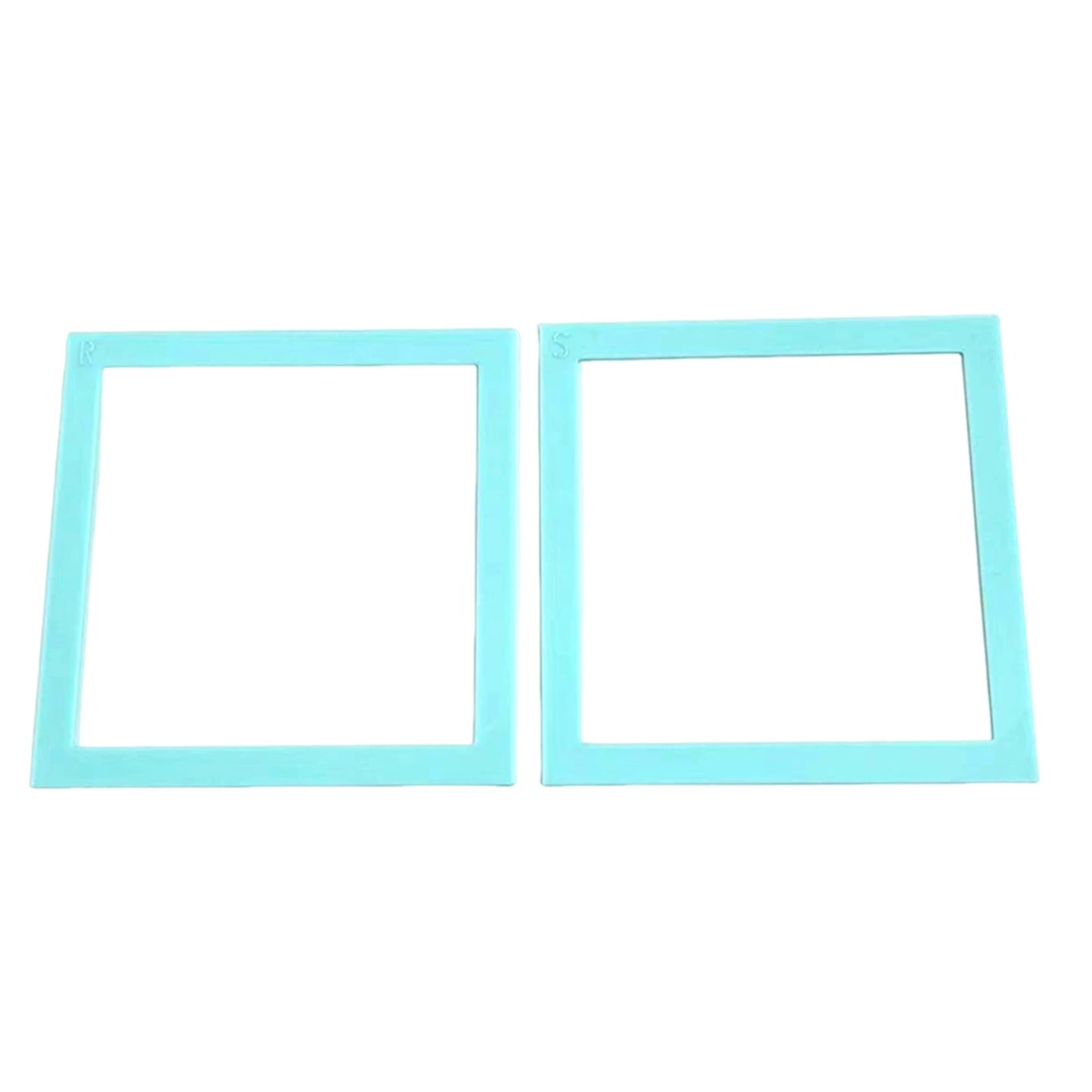 2Pcs Diamond Painting Positioning Frame Lightweight Diamond Painting Frame for Boys Girls Adults Students Home Office Leisure Peaceful Pleasures Health and Wellness Mint Cyan small