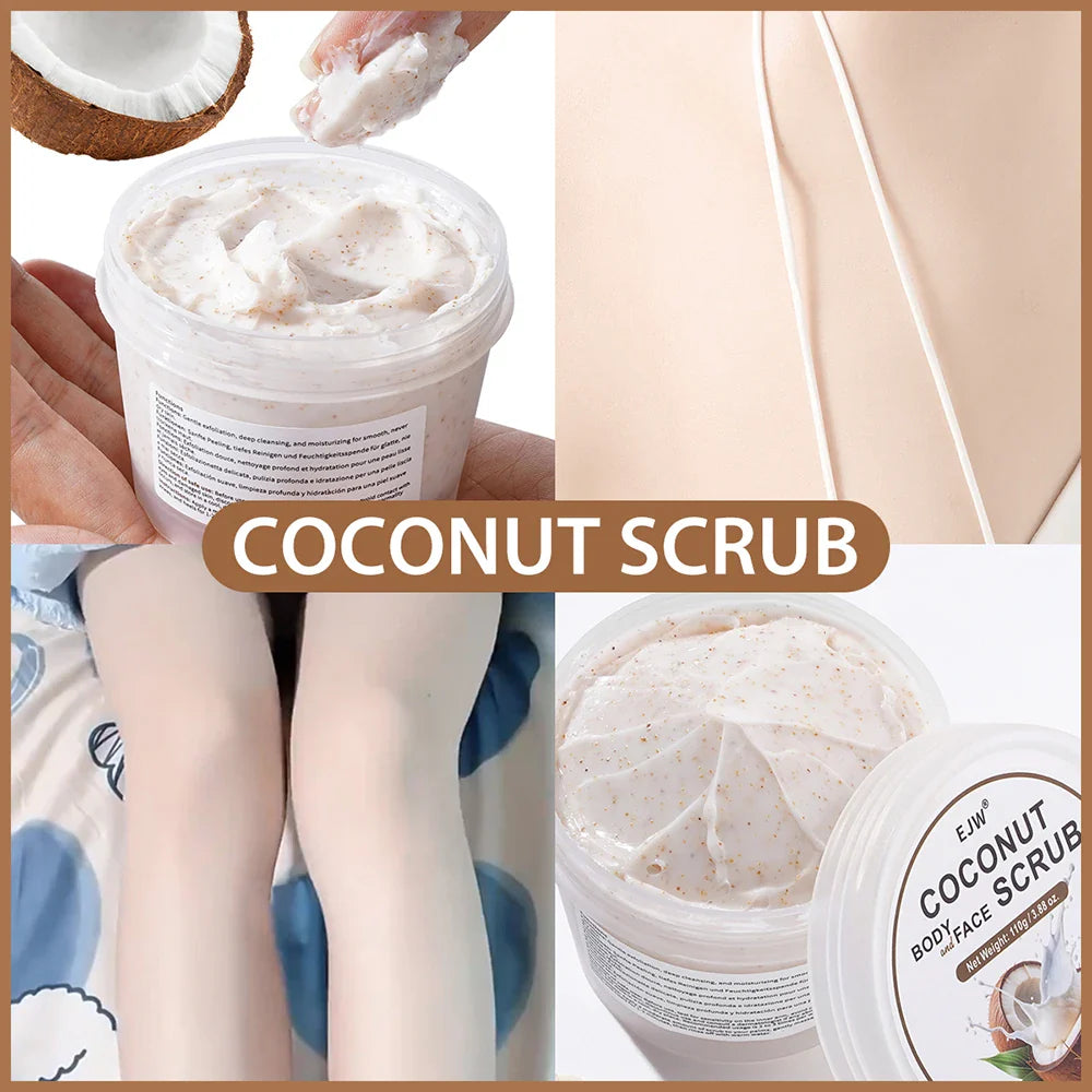 Coconut Exfoliating Body Scrub – Removes Dead Skin & Hydrates
