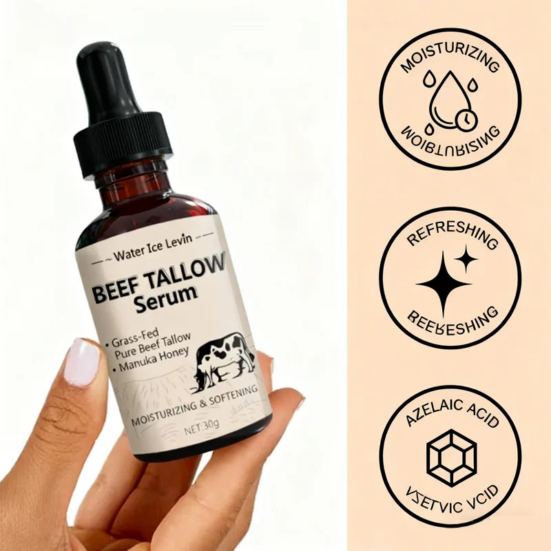 Beef Tallow Face Serum – Manuka Honey & Hyaluronic Acid Face Serum Peaceful Pleasures Health and Wellness