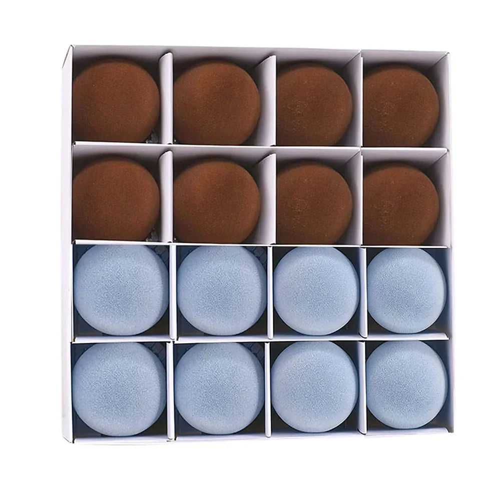 Velvet Christmas Ball Ornaments 2.4" | 16-Pack, 2 Styles