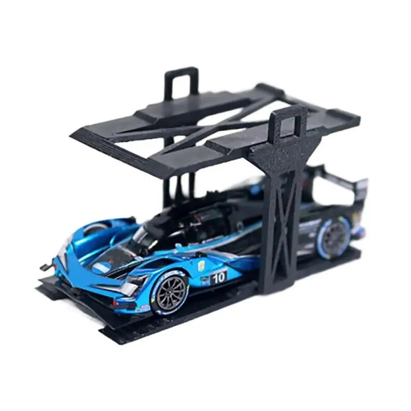 Double Deck 1/64 Diecast Car Display Shelf | Easy Assembly Garage