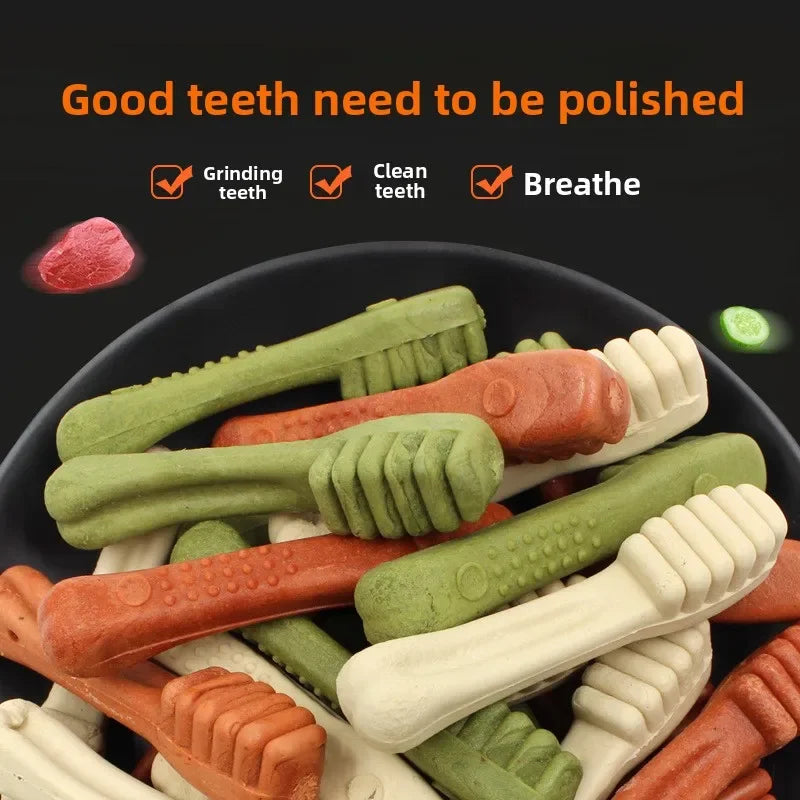 Beef Flavored Dog Chew Toys | Dental Sticks for Teeth Cleaning