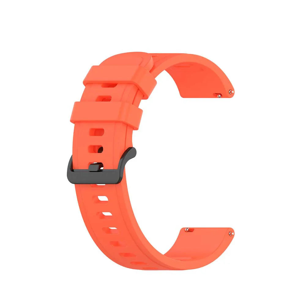 20mm 22mm Silicone Watch Strap for Amazfit Garmin Samsung Peaceful Pleasures Health and Wellness orange 42MM