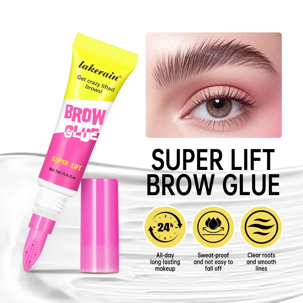 Clear Eyebrow Setting Gel 2-in-1 Brush | Waterproof Brow Lamination Eyebrow Setting Gel Peaceful Pleasures Health and Wellness