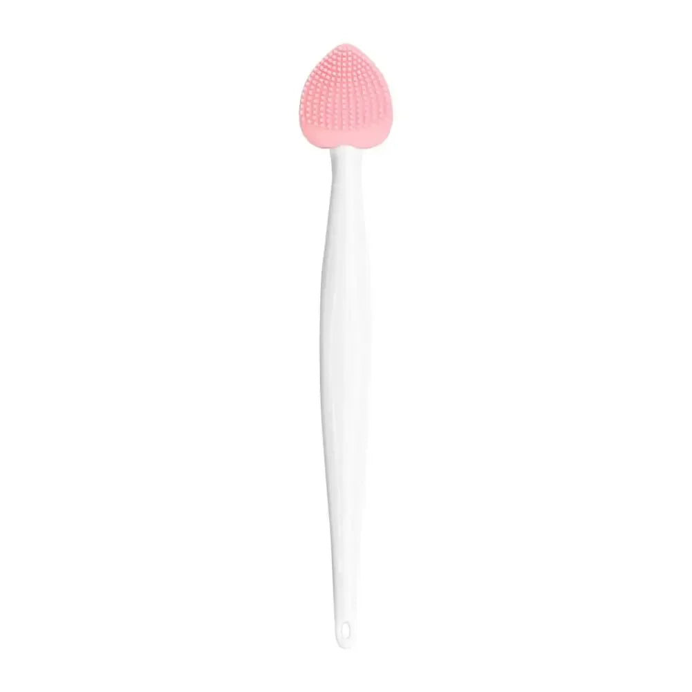Silicone Pore Cleansing Brush For Face, Scrub Lip Exfoliator Brush Double-Sided Facial Exfoliating Tool for Blackhead Removal Peaceful Pleasures Health and Wellness B