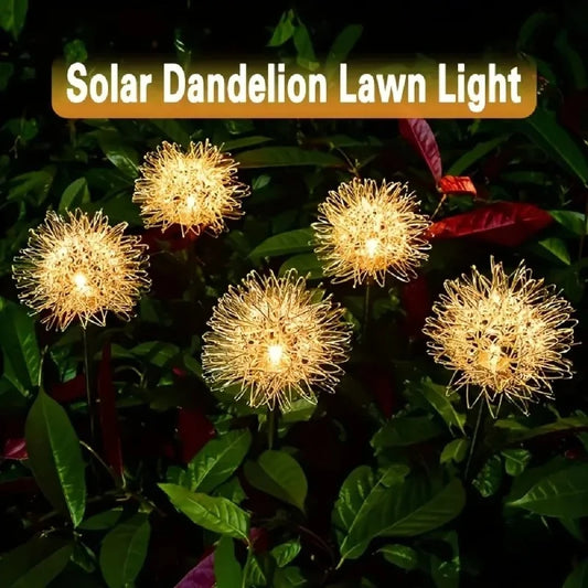 Solar Dandelion Garden Light | Outdoor Lawn Landscape Lamp