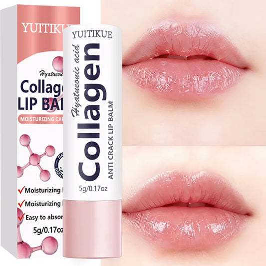 Collagen Lip Balm – Hyaluronic Acid 24H Hydration Anti-Crack Collagen Lip Balm Oasis Select Default Title