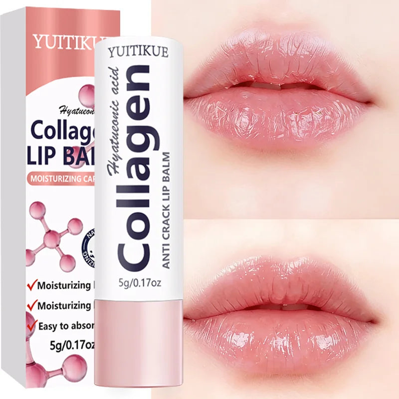 Collagen & Hyaluronic Acid Lip Balm – 24H Hydration | 5g