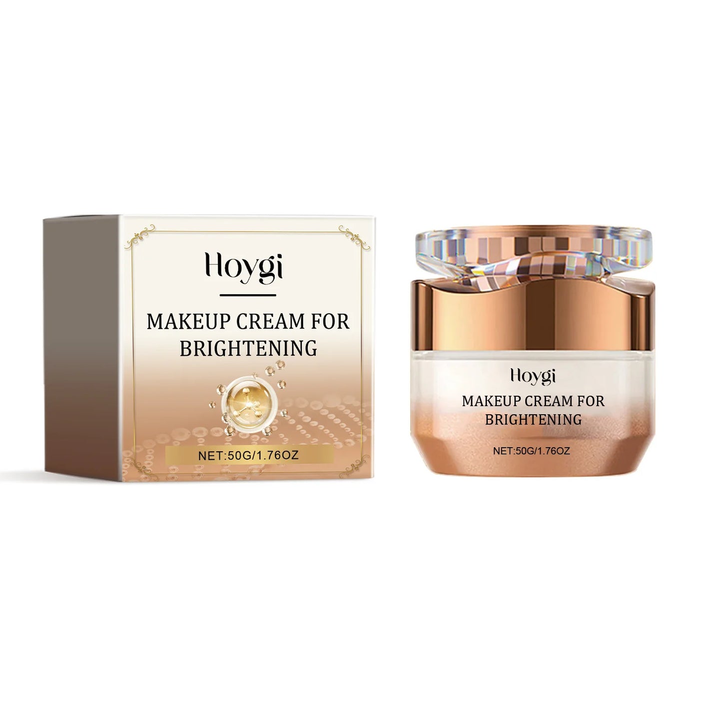 Lazy Face Cream Invisible Pores Cover Dark Spot Oil Control Brightening Foundation Base Concealer Moisturizing Isolation Cream Peaceful Pleasures Health and Wellness 50g Boxed