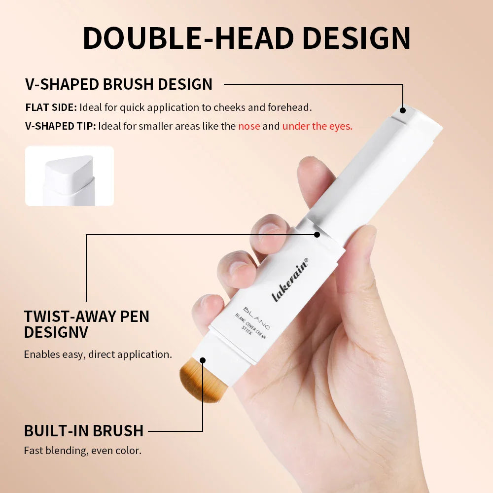 2-in-1 Color-Changing Foundation Stick | Buildable Coverage