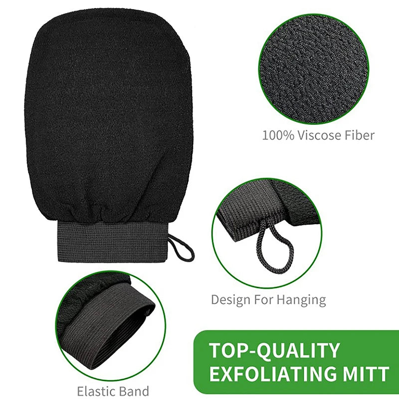 Moroccan Kessa Exfoliating Bath Glove | Hammam Body Scrub Mitt