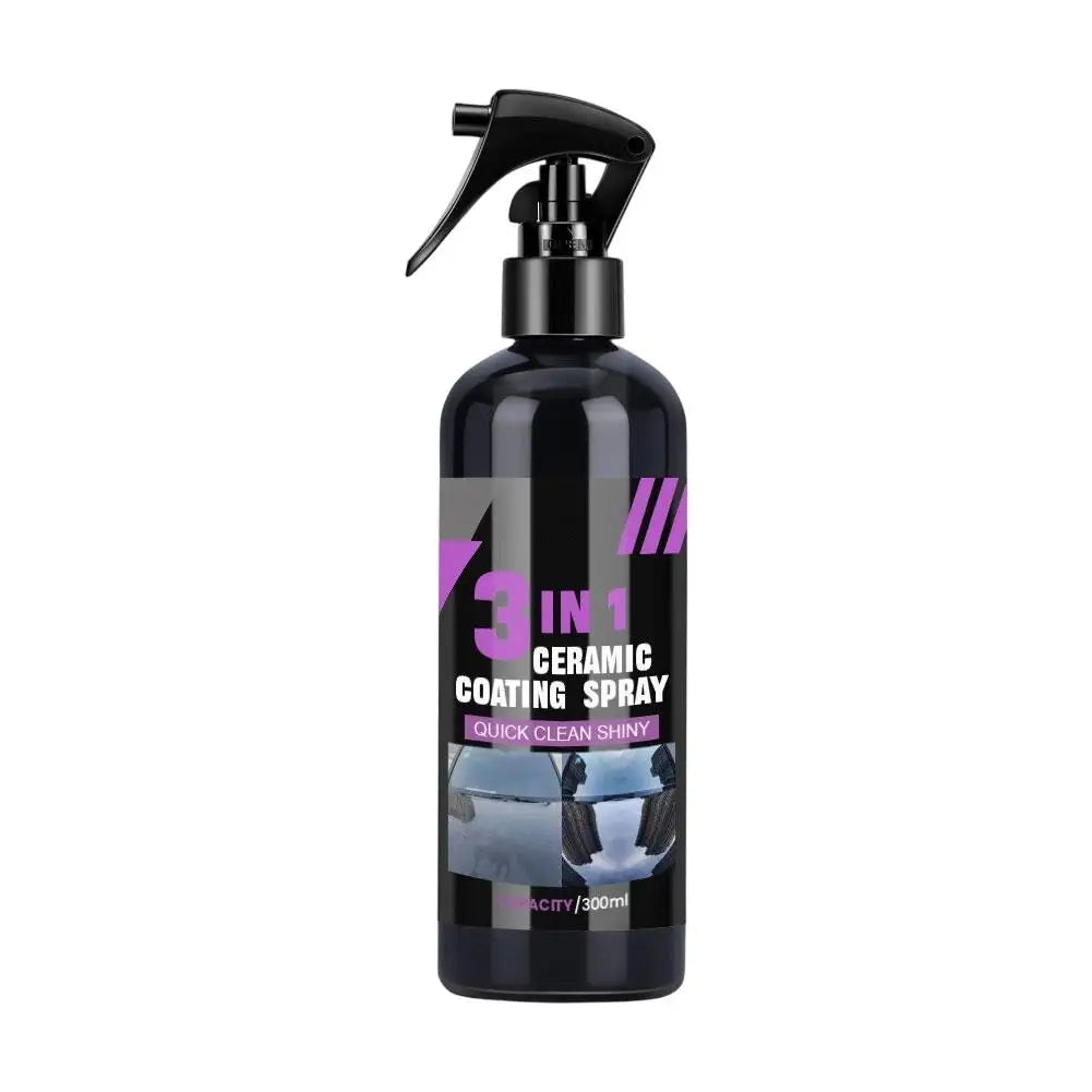3-in-1 Car Ceramic Nano Coating Spray – Hydrophobic Paint Shield