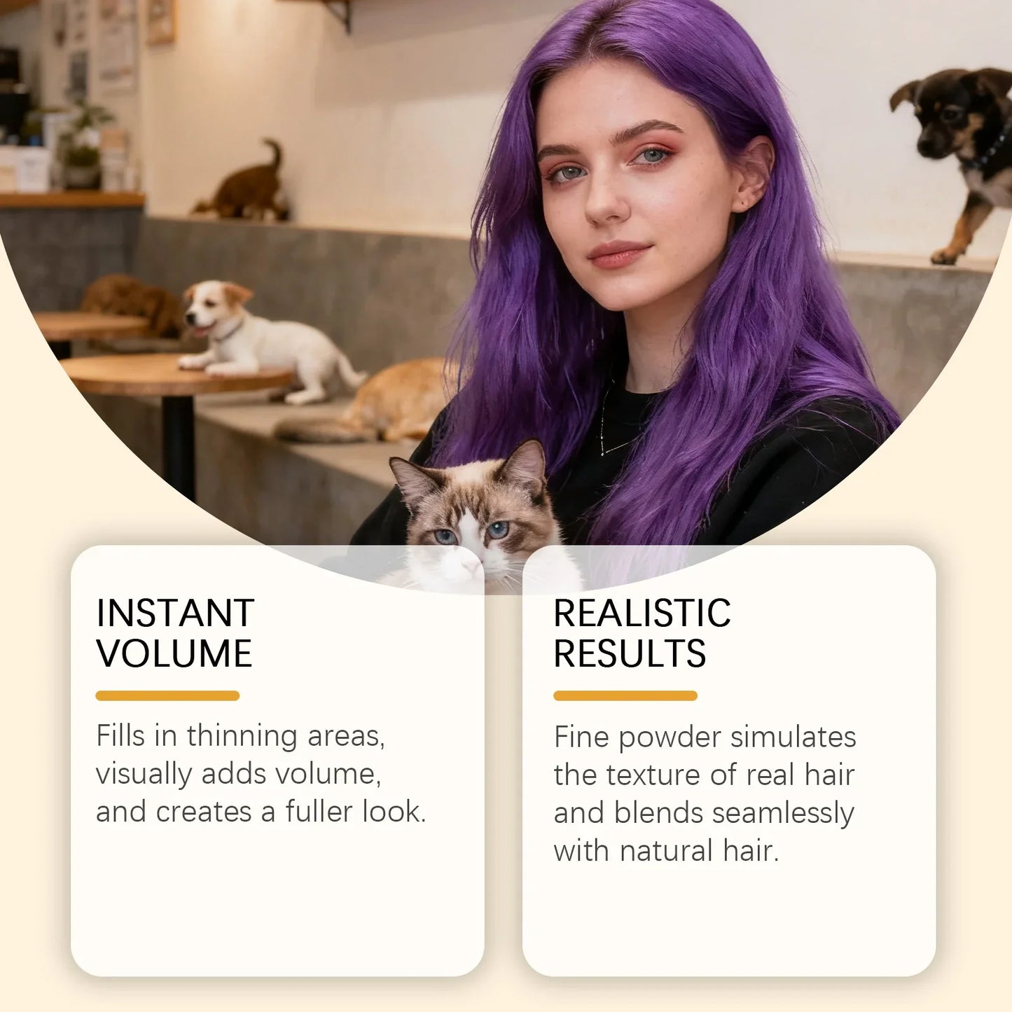 Purple Temporary Hair Color Spray – Washable & No Damage 30ml