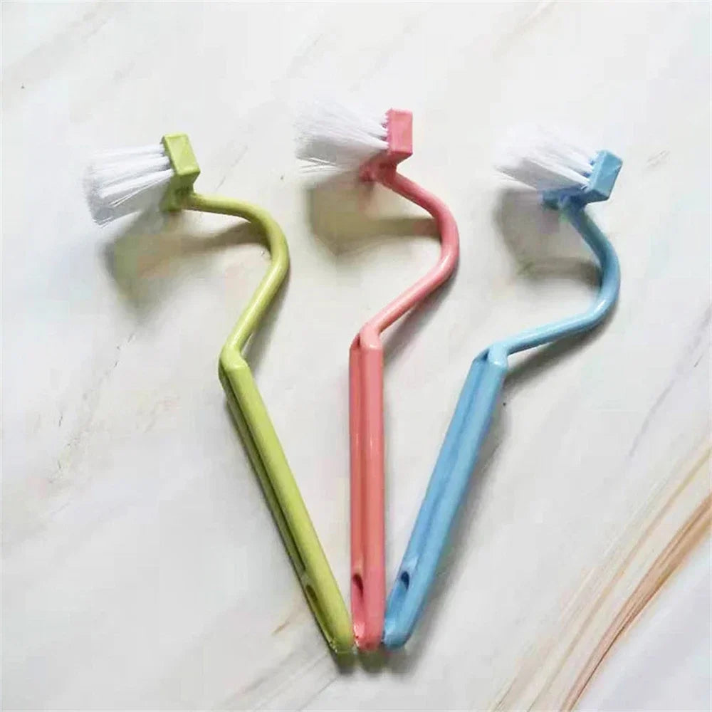 V-Shape Long Handle Toilet Brush – No Blind Spot Crevice Cleaner Toilet Brush Peaceful Pleasures Health and Wellness