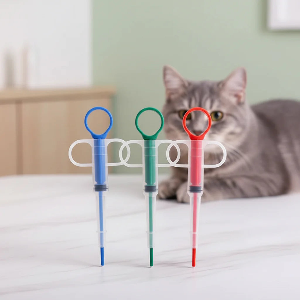 Silicone Pet Pill Popper – Cat & Dog Tablet & Liquid Feeder