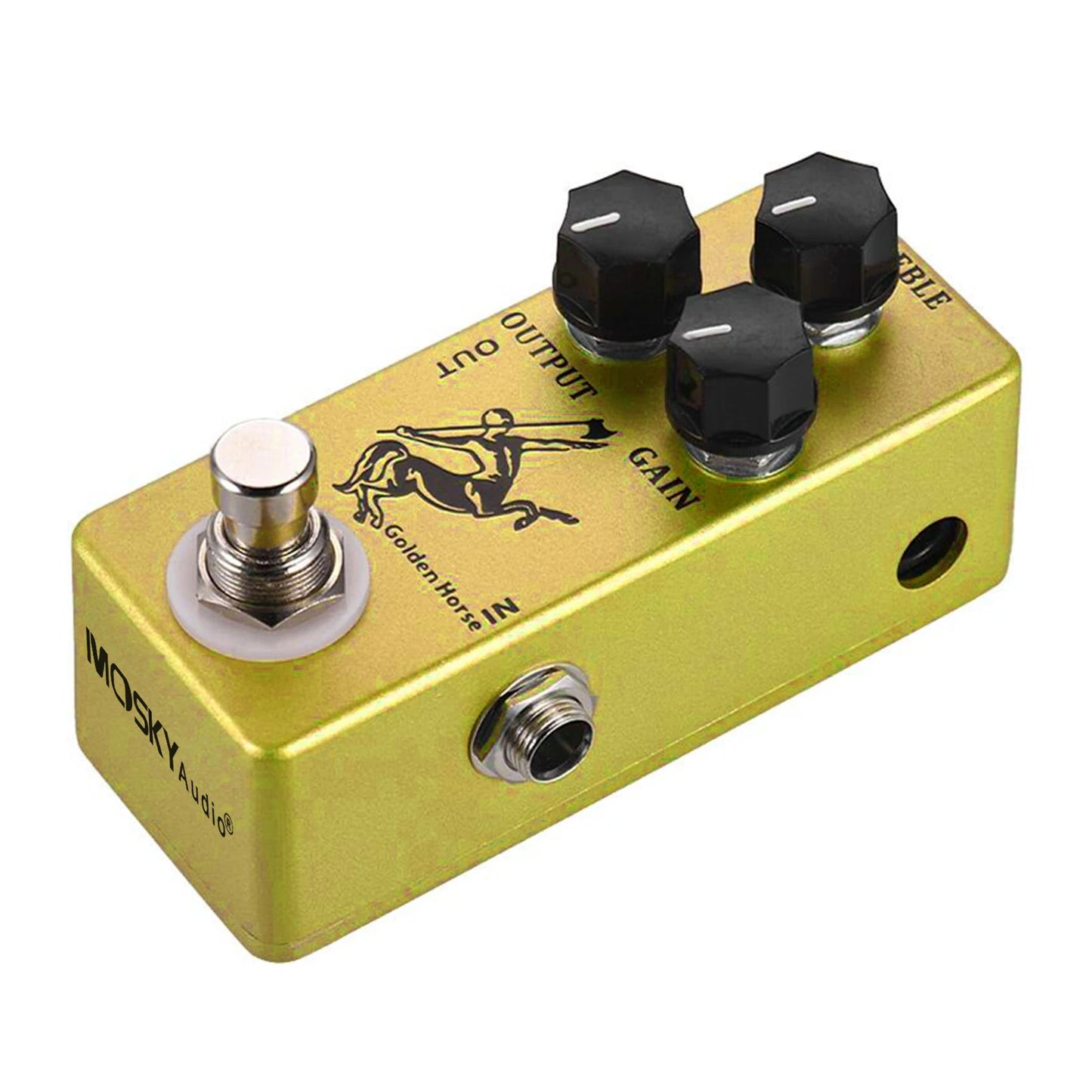 MOSKYAudio Golden Horse Guitar Overdrive Pedal | True Bypass