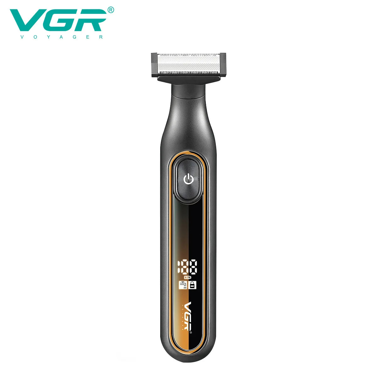 VGR 360 Hair Trimmer Waterproof Household Rechargeable Adjustable Hair Trimmer Full Body Washable Reciprocating Men's Trimmer Peaceful Pleasures Health and Wellness 360 yello