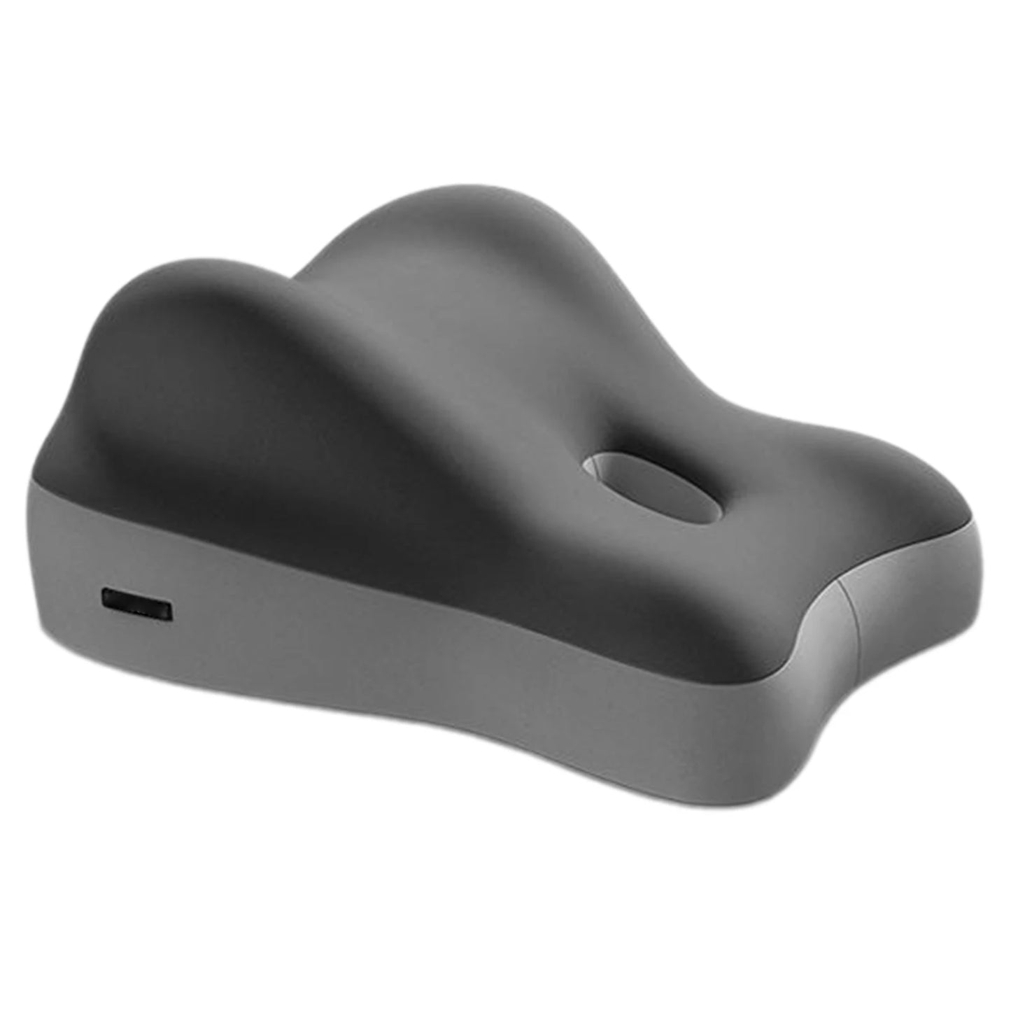 Memory Foam Lumbar Cushion Ergonomic Back Support Pillow With Breathable Cover For Office Chair Car Seat Bed Backrest Peaceful Pleasures Health and Wellness Dark Gray