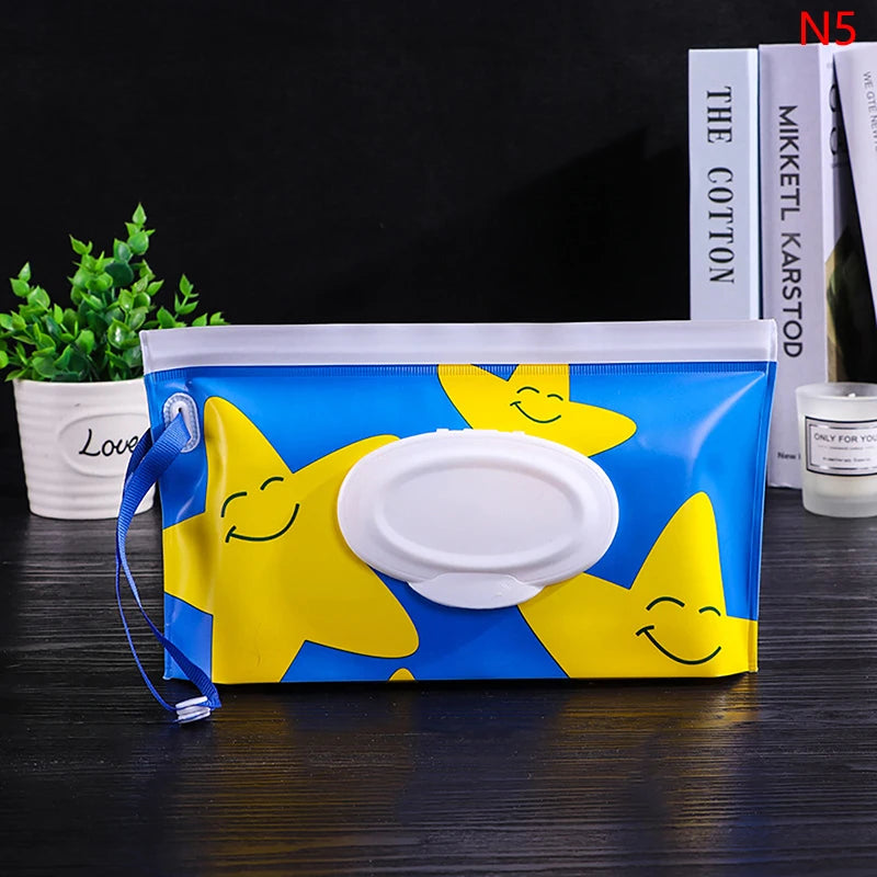 Portable Baby Wet Wipe Pouch | Reusable Refillable Holder