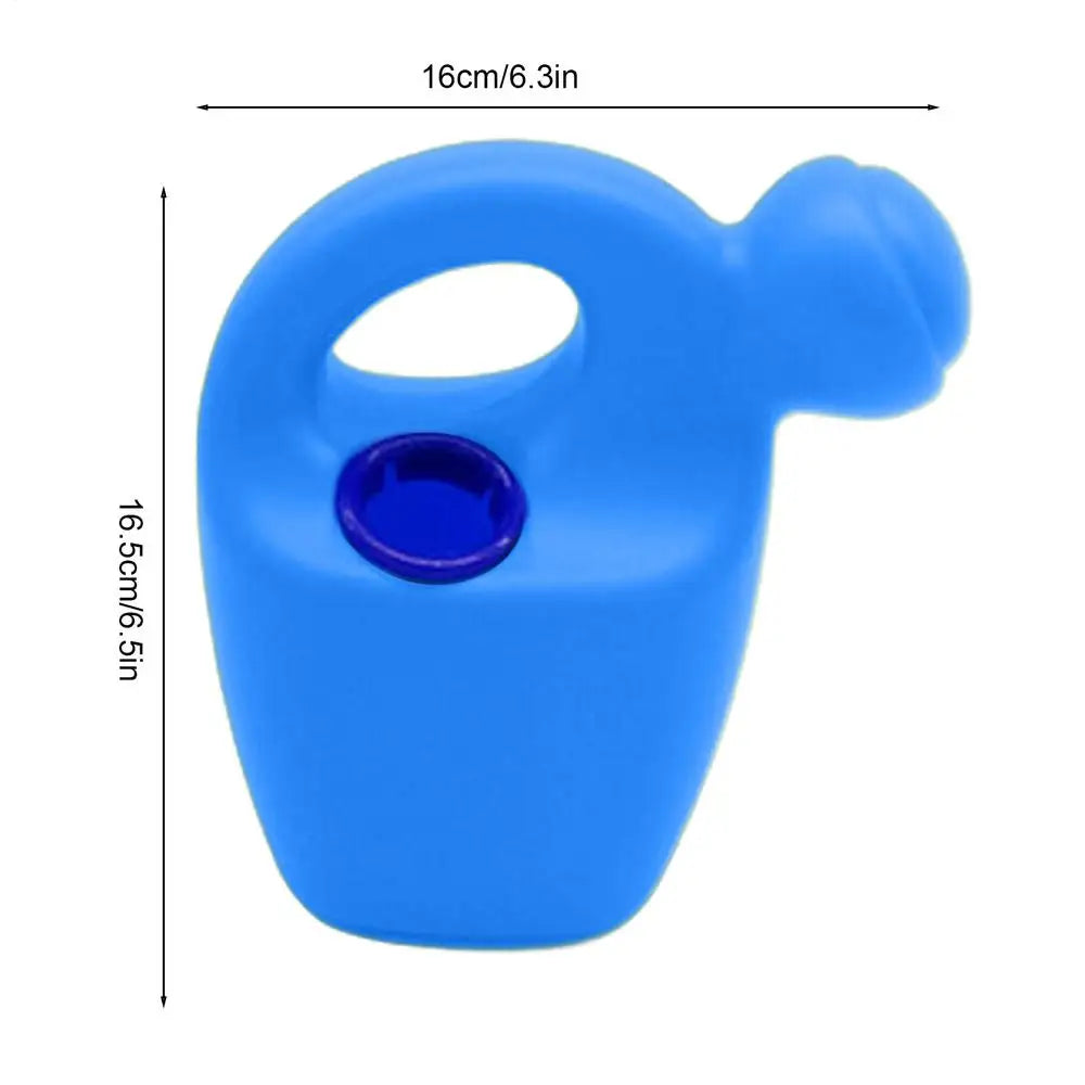 Kids Watering Can Portable Lightweight With Comfortable Handle Water Play Toy For Bath Beach Pool Courtyard Outdoor Toddler Peaceful Pleasures Health and Wellness Blue