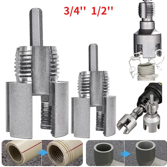 PPR/PVC Water Pipe Threader 20MM/25MM Tapping Tool Internal Thread External Thread Integrated Die Water Pipe Wire Opener Peaceful Pleasures Health and Wellness