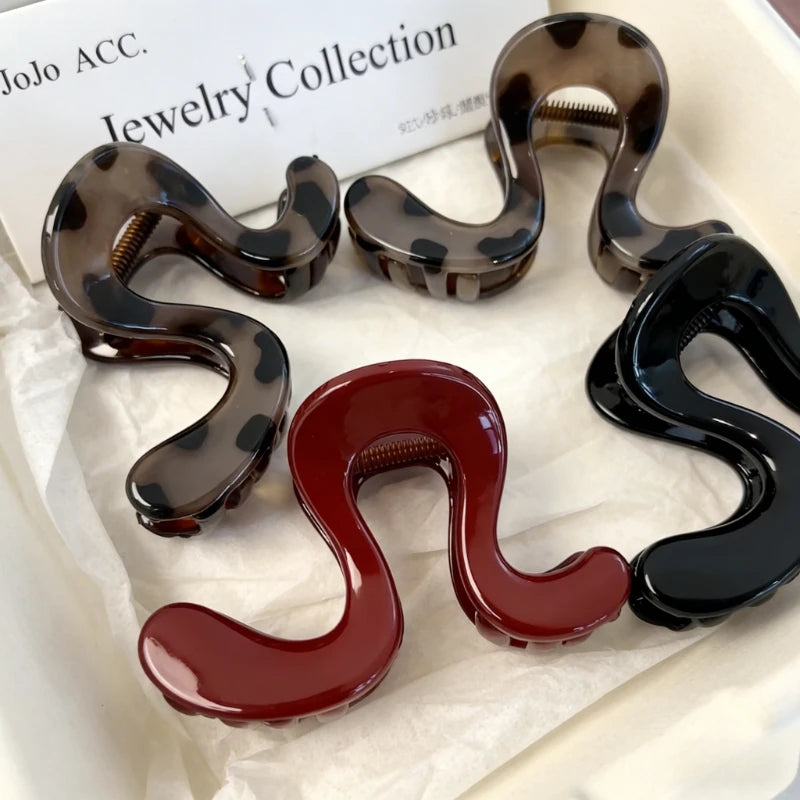 Fashion High End Sense New Shark Clips for Women Medium Sized Back of Head Hairpin High Ponytail Fixing Artifact Hair Accessory Peaceful Pleasures Health and Wellness