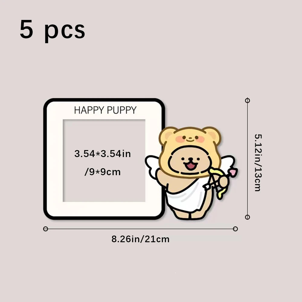 5 Sets Cute Dog Mushroom Element Switch Decorative Stickers Creative