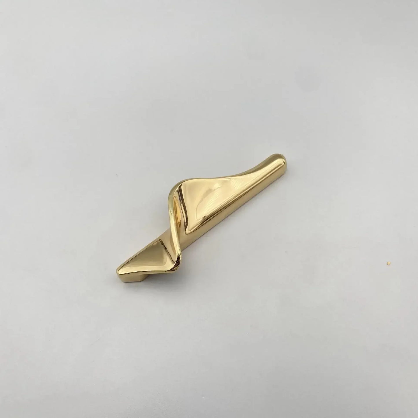 Zinc Alloy Cabinet Door & Drawer Handle – Light Gold Gray