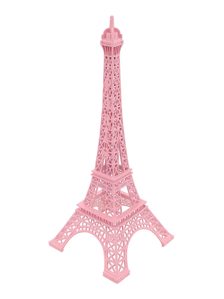 Pink Eiffel Tower Statue 18cm | Desk Ornament & Paris Souvenir