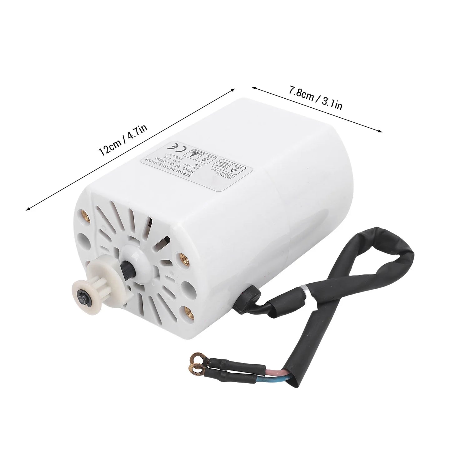 70W Sewing Motor Machine Multifunctional 5500RPM Powerful Electric